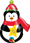 Qualatex Mylar & Foil Precious Penguin 14″ Balloon (requires heat-sealing)