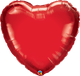 Giant 36" Ruby Red Heart Balloon