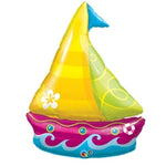 Qualatex Mylar & Foil Sailboat Tropical 40″ Balloon