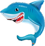 Qualatex Mylar & Foil Smilin' Shark 36″ Balloon