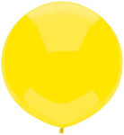 Qualatex Mylar & Foil Sun Yellow 17″ Outdoor Display Balloons (72)