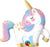 Qualatex Mylar & Foil Unicorn 14″ Balloon (requires heat-sealing)