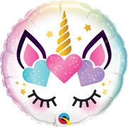 Qualatex Mylar & Foil Unicorn Eyelashes 18″ Balloon