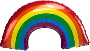 Rainbow Mini Shape (Requires heat-sealing) 14″ Foil Balloon by Anagram from Instaballoons