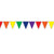 Rainbow Pennant Banner 11″ x 12′ by Beistle from Instaballoons