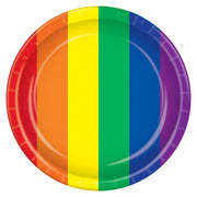 Rainbow Plates 9″ Latex Balloons by Beistle from Instaballoons
