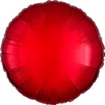 Red Circle Round 18″ Foil Balloon by Anagram from Instaballoons