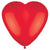 Red Heart Latex 12″ Latex Balloons by Amscan from Instaballoons