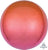 Red & Orange OMBRE ORBZ Foil  Balloon (PKG) - Anagram