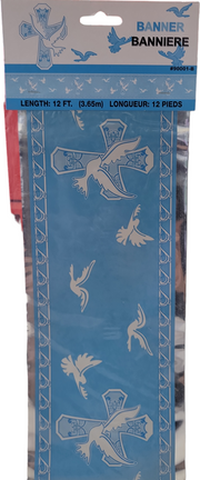 Religious Blue Foil Banner by null from Instaballoons