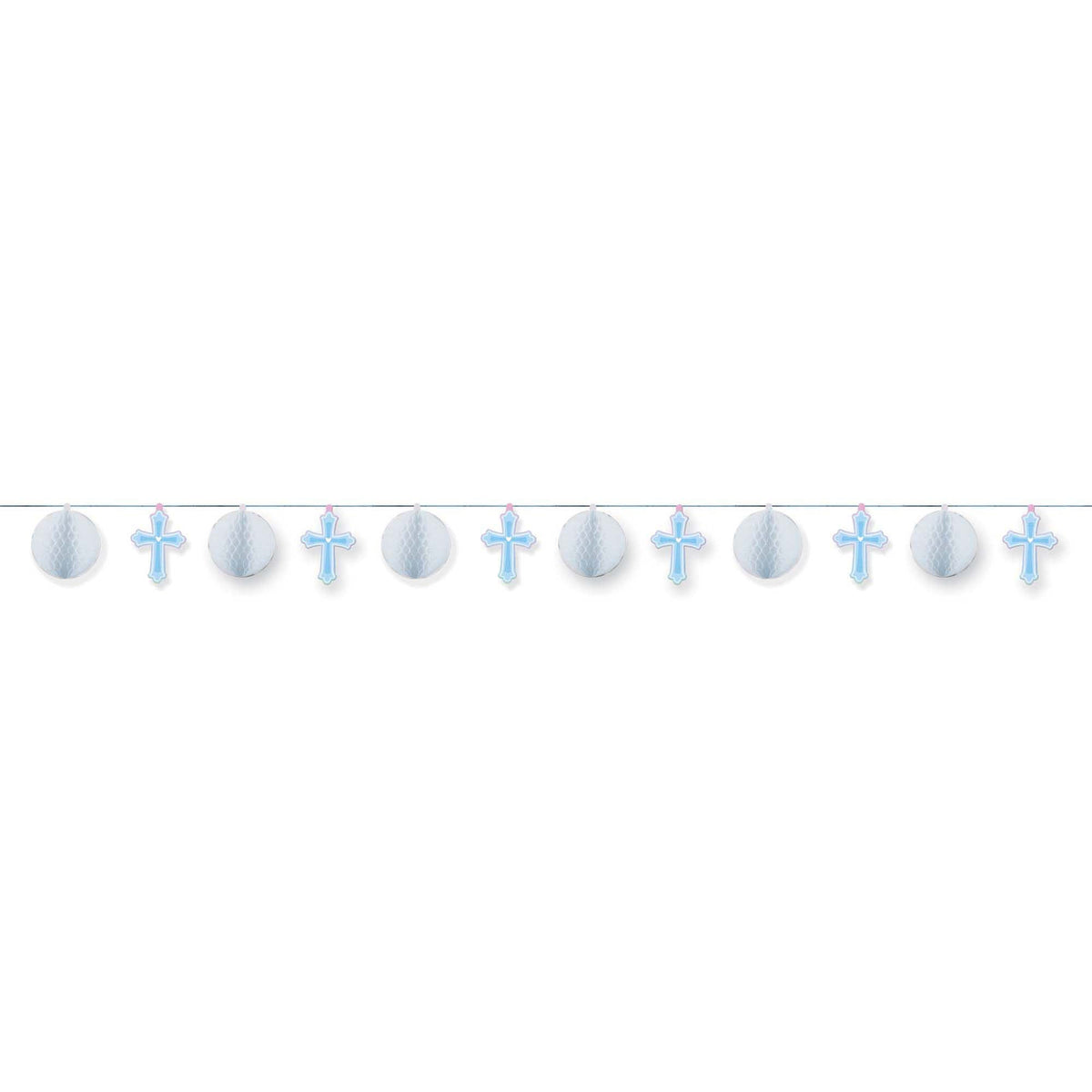 Religious Hnycmb Trimmer Blue by Amscan from Instaballoons