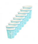 Religious 'Radiant Cross' Blue 9oz Cups 8ct - Amscan