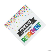 Retirement Luncheon Paper Napkins by Fun Express from Instaballoons