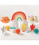 Retro Rainbow Table Decoration Kit