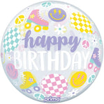 Retro Skates Birthday Sphere 20″ Foil Balloon by Prima from Instaballoons