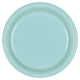 Robin's Egg Blue Plastic Plates 10″ (20 count)