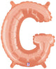 Rose Gold Letter G 14″ Balloon