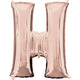 Rose Gold Letter H 34″ Balloon