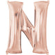 Rose Gold Letter N 34″ Balloon