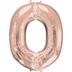 Rose Gold Letter O 34″ Balloon