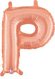 Rose Gold Letter P 14″ Balloon