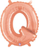 Rose Gold Letter Q 14″ Balloon