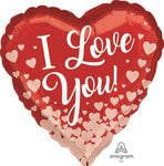 18" Rose Gold Love Hearts - Anagram