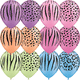 Safari Neon Assorted 11″ Latex Balloons (50 count)