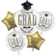 Satin Infused Congrats Grad Balloon Bouquet