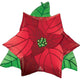 Satin Poinsettia 26″ Balloon