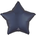 Satin True Navy Star 19″ Foil Balloon by Anagram from Instaballoons