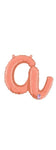 Script Letter A - Rose Gold - Betallic