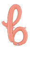 Script Letter B - Rose Gold - Betallic