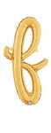 Script Letter F - Gold - Betallic