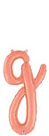 Script Letter G - Rose Gold - Betallic