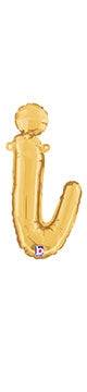 Script Letter I - Gold - Betallic