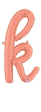 Script Letter K - Rose Gold - Betallic