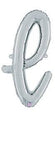 Script Letter L - Silver - Betallic