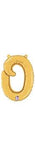 Script Letter O - Gold - Betallic