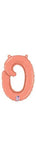 Script Letter O - Rose Gold - Betallic