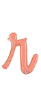 Script Letter R - Rose Gold - Betallic