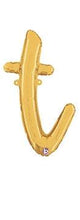 Script Letter T - Gold - Betallic