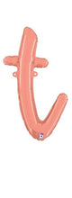 Script Letter T - Rose Gold - Betallic