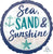 Sea Sand and Sunshine 18″ Foil Balloon by Anagram from Instaballoons