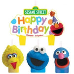 Candle Set - Sesame Street (4ct) - Amscan