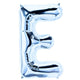 Silver Letter E 34″ Balloon