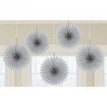 Silver Mini Fan Deco by Amscan from Instaballoons