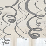 Silver Swirl Deco by Amscan from Instaballoons