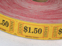 Single Raffle Tickets - $1.50 (2000/roll)