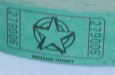 Single Raffle Tickets - Star (2000/roll)